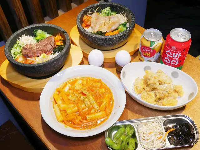 新開店 中山韓式料理 四米大石鍋拌飯專賣 道地的韓式石鍋拌飯 韓式煎餅