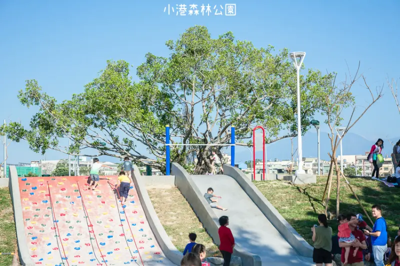 ｜特色公園｜小港森林公園，沙坑、攀岩還能近距離看飛機的公園 - 阿婷的旅行札記。