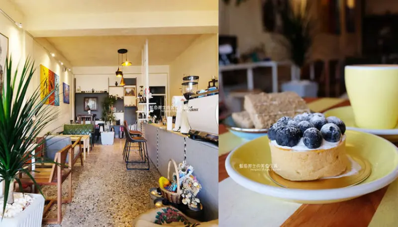 台中梧棲│Yocano coffee洋記豆行-低調外觀自在空間，咖啡茶飲品、時令甜點，近梧棲新天地 - 藍色起士的美食主義