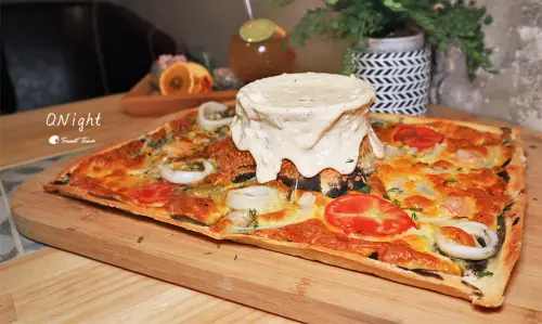 海鮮黑炭比蕯火山~超狂熔岩起司 / IG 打卡美食調酒 / 北投餐酒館