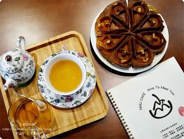 台中文青景點|NMU 幸卉文學咖啡 日式老屋裡品手沖咖啡、美味甜點，桂花刨冰清香撲鼻
