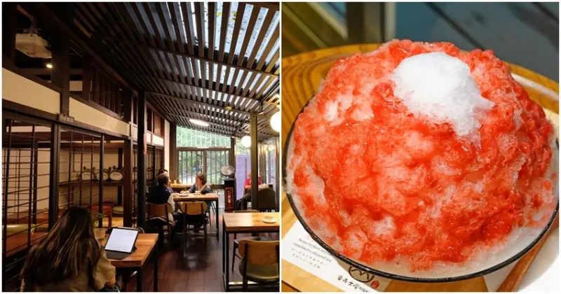 幸卉文學咖啡︳藏在台中文學館的特色咖啡廳，日式刨冰也是扛壩子！ - 金大佛的奪門而出家網誌