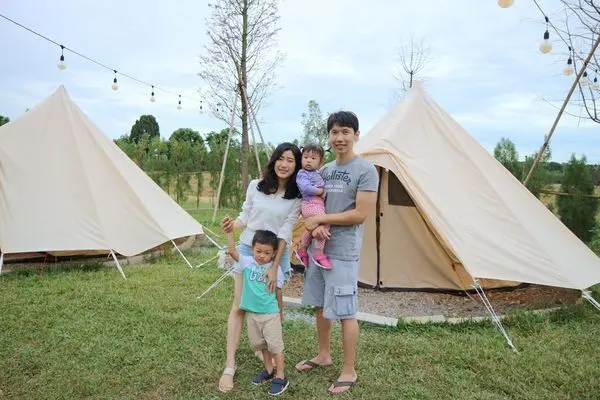 。苗栗旅遊。自然圈農場．野奢露營/親子露營/我們的初露