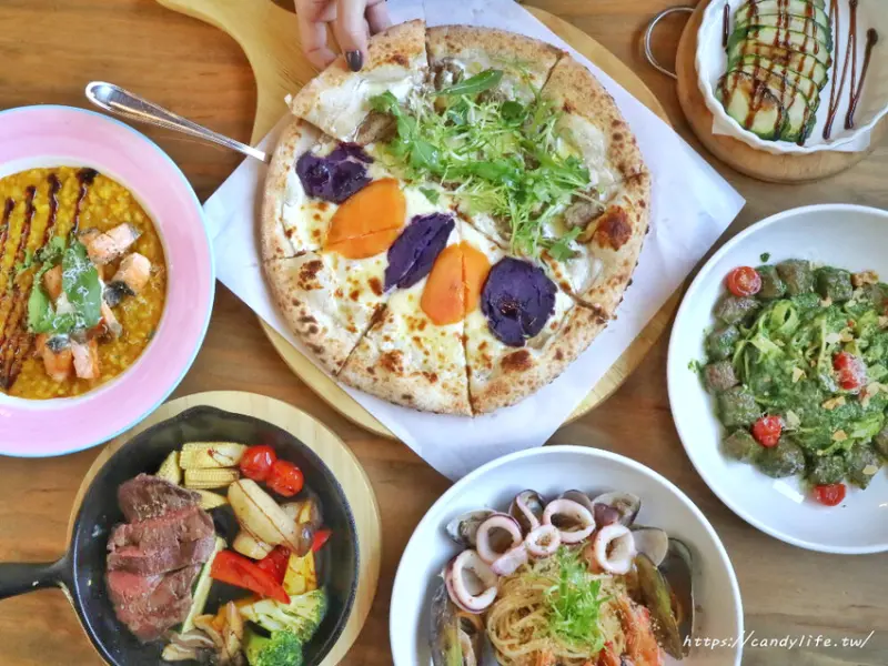 默爾 pasta pizza -台中JMall店│充滿異國風情的義大利餐廳，手工窯烤披薩現場製作，甜點提拉米蘇也很讚～