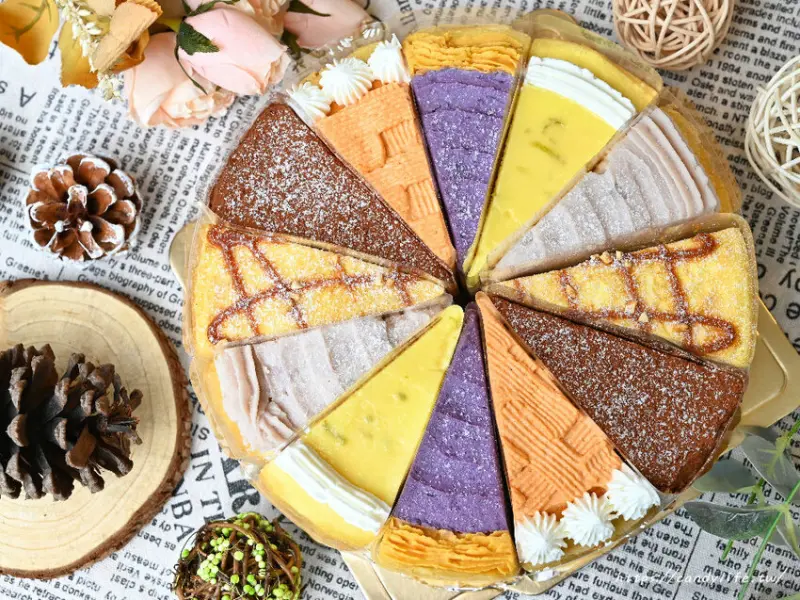 2度C Ni Guo｜台中人氣千層蛋糕，8吋蛋糕一次吃到6種千層口味，記得先預訂！台中生日蛋糕、母親節蛋糕推薦～