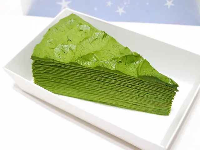 第16-1個抹茶千層，赤心Pure Dessert 小山園又玄抹茶千層、小山園若竹抹茶爆漿毛巾卷
