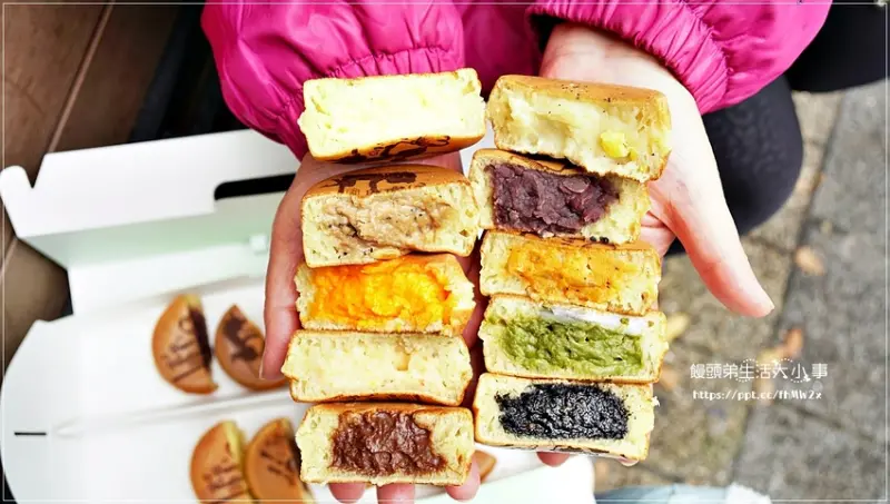 【台北美食】不貳光車輪餅／國父紀念館捷運站／東區美食／東區甜點／巷弄美食／大安區下午茶／銅板美食／客製化車輪餅