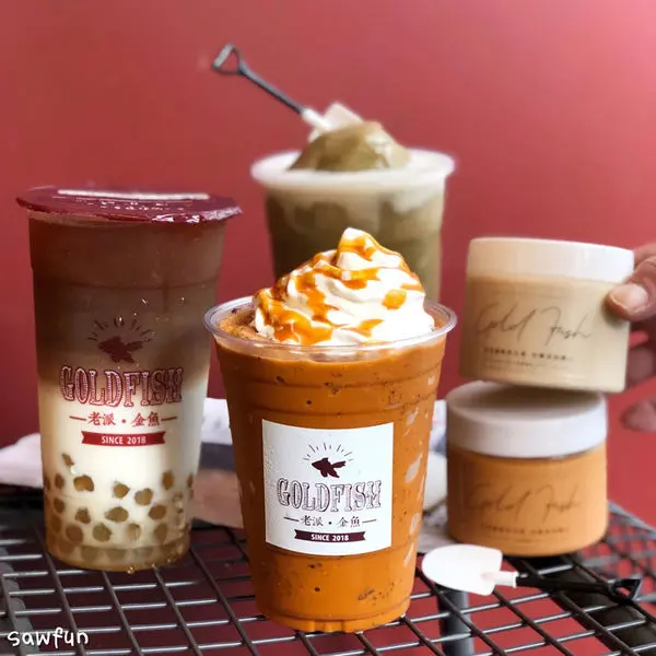 【台北美食】老派金魚 三訪泰奶全系列 熱情如火的泰式風味冰沙 西門必喝手搖杯 電影街文青飲料 泰奶 奶酪 綠豆沙