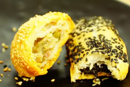 [漢棠坊一品燒餅] 台北 中正 蟹殼黃 燒餅 的傳承與創新 全素食也可以享用