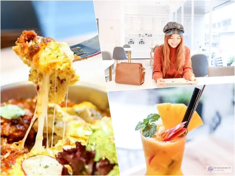 桃園美食-Collage 咖楽聚-極美北歐清新風格網美餐廳/早午餐/約會餐廳推薦