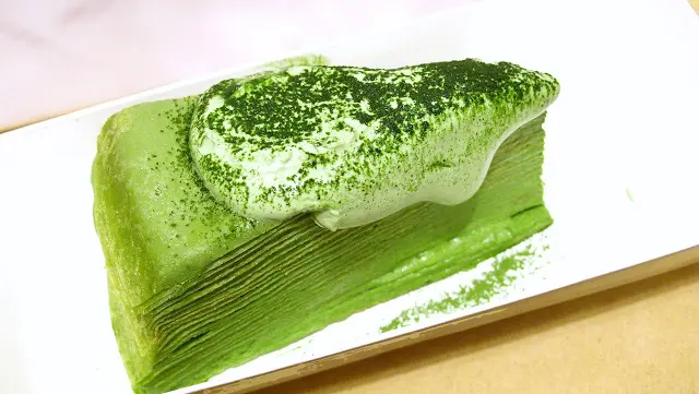 第17個抹茶千層：老朋友之「威力甜點作什麼」，同場加映：藍伯爵茶千層
