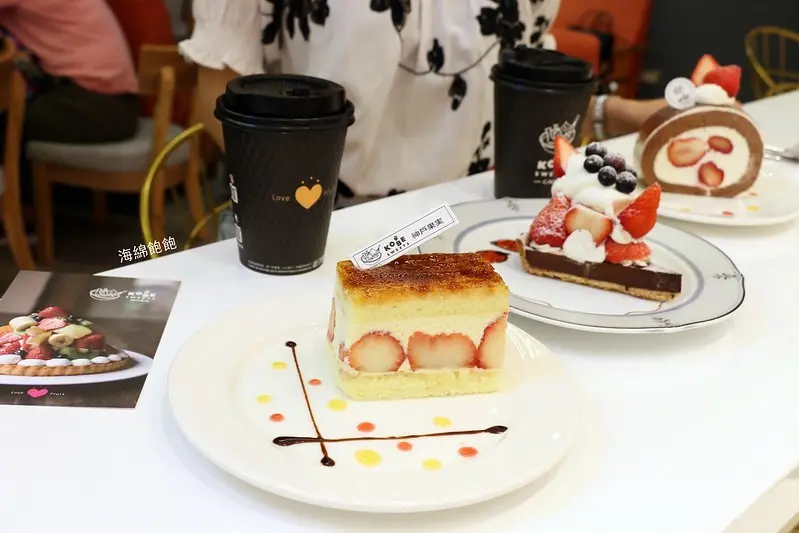 微風南山甜點『Kobe sweets café 神戶果實』草莓控必吃：草莓塔、草莓蛋糕、草莓生乳捲，菜單價位(捷運世貿/101/市政府站)