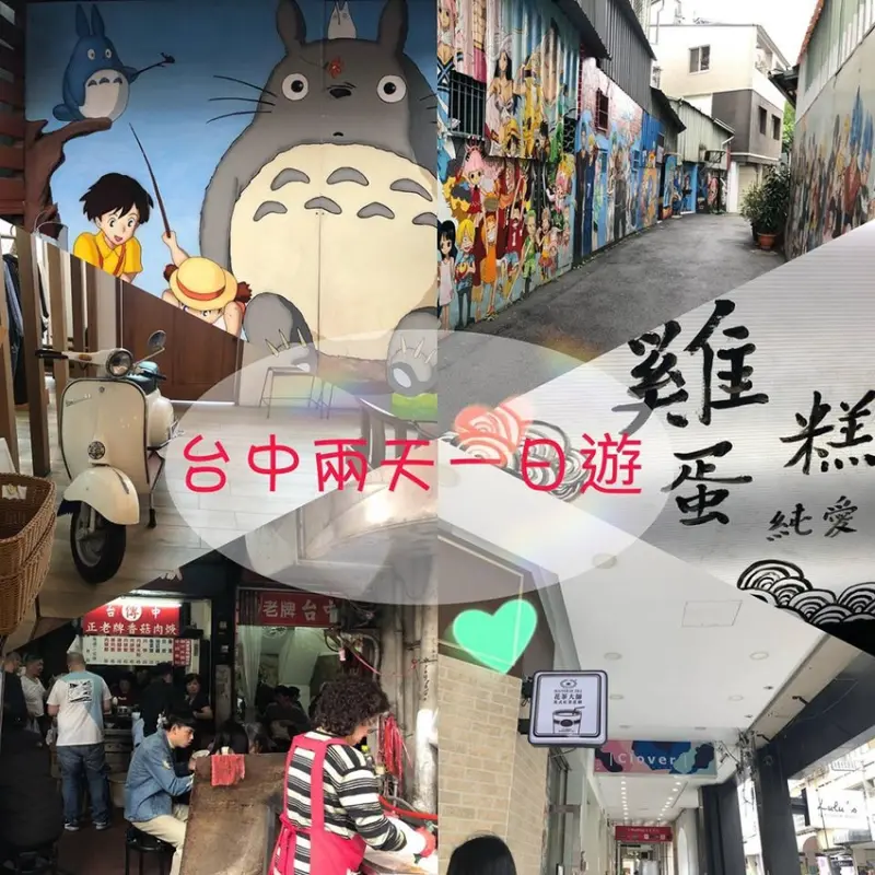 【遊玩】台中兩天一夜濃縮版遊玩 ‧ 重點型吃喝玩樂 ‧ 台中早午餐推薦Mitaka s-3e Cafe ‧ 動漫巷‧ 台中愛玩客