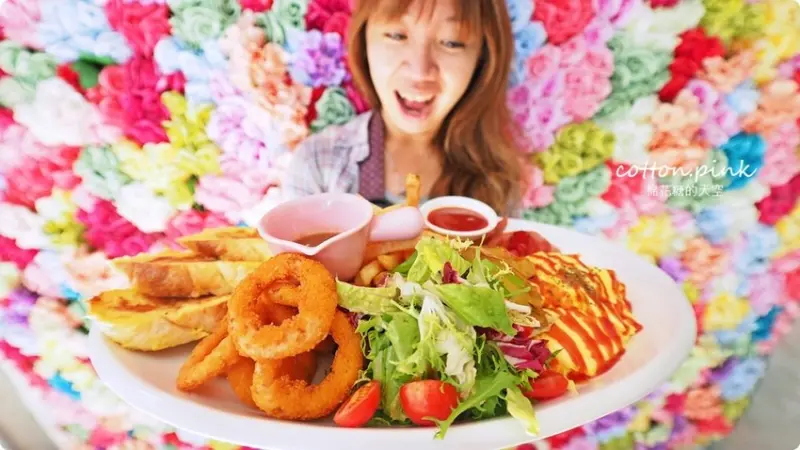 台中早午餐大推薦|轉角遇見超大份量早午餐，FUN輕鬆直接給你整條法國吐司 - 棉花糖的天空