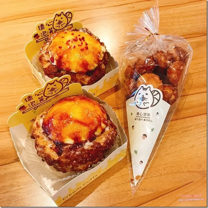 猜心泡芙-臺北信義-來自高雄的人氣排隊美食，推薦焦糖布蕾泡芙