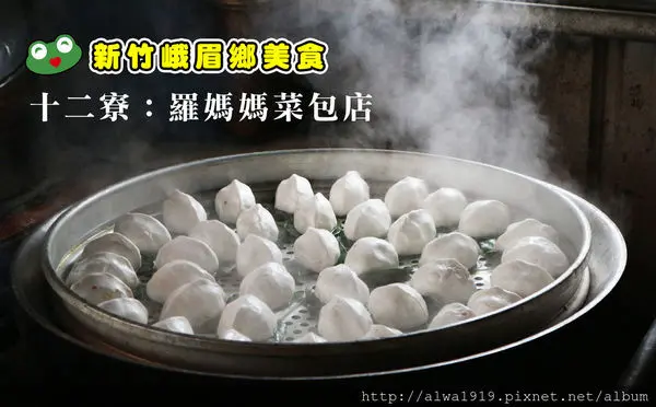 【新竹峨眉鄉美食】十二寮：羅媽媽菜包店，熱騰騰的菜包、安靜地展現純樸之美(有影片)