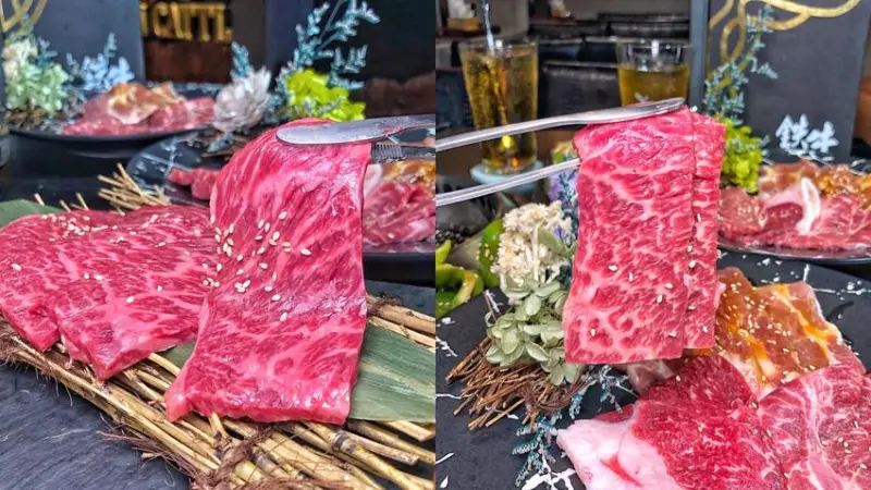 台南燒肉推薦【鉄牛燒肉】霸氣個人套餐只要580元就能吃到和牛 黑將純血和牛/奧汀牛 肉質一口入魂 ! 營業到凌晨四點的深夜燒肉店 | 小白只饗ㄔ美食
