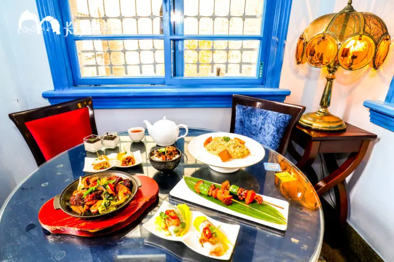 台南蔬食-赤崁璽樓｜和洋式老建築品嚐美味創意料理！無菜單料理台南素食