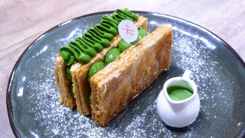 抹茶千層酥：午冬甜點
