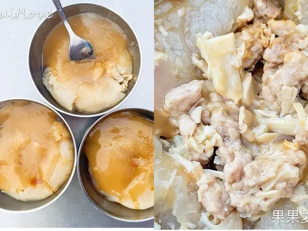 白河美食推薦 ，在地人狂推記憶美食，「店仔口肉圓 」 很像火雞肉飯感覺的肉圓