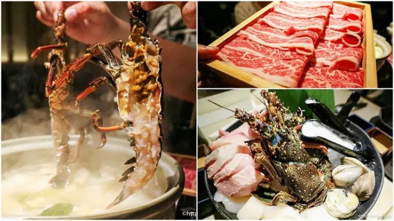 礁溪最好吃的龍蝦海陸火鍋套餐｜晶泉丰旅三燔本家｜龍蝦、牛奶蛤、頂級美國無骨牛小排(哈根達斯、生菜、水果吧吃到飽)