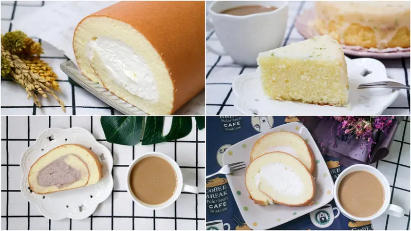 【高雄蛋糕推薦】逸品手作烘焙 老奶奶檸檬蛋糕X芋泥蛋糕捲X生乳捲 清爽午茶時光