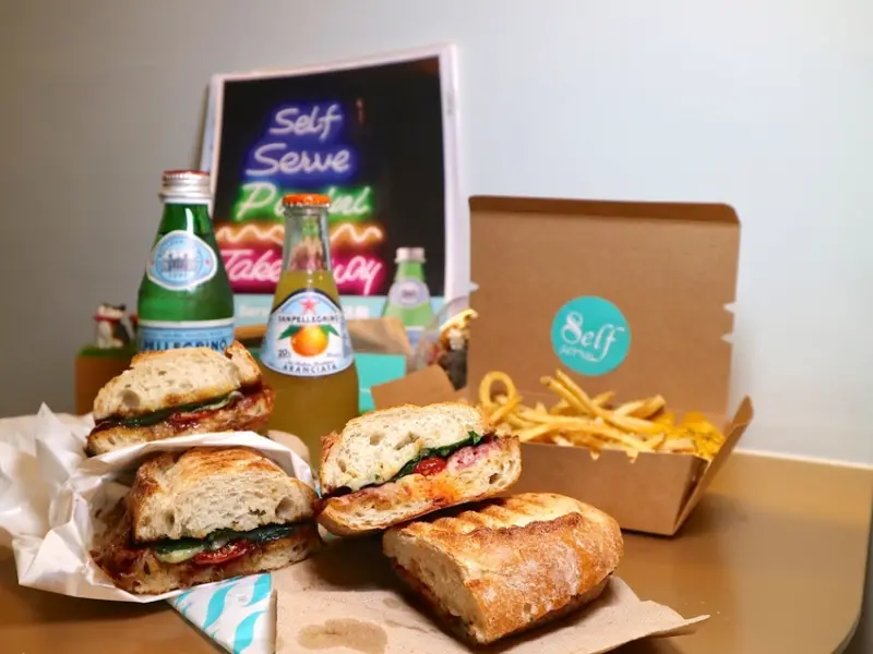 Self Serve：台南中西區特色店家.專售帕尼尼Panini三明治，讓你品嚐正統義式的好味道 - 進食的巨鼠