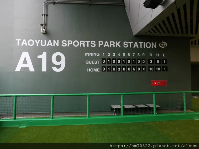 【桃園捷運 - A19桃園體育園區站】．全猿主場停靠站 ✖ 搭捷運看球回程免費 ✖ 捷運站變棒球場了 ✖ Lamigo征服CONQUER！