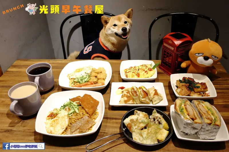 【食。蘆洲】光頭早午餐屋〜隱藏巷弄的小確幸早午餐。超大份量炒麵，不怕你吃，就怕你沒吃飽！