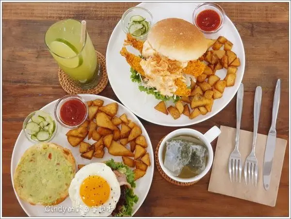 台北信義吳興商圈【WAKU WAKU BURGR わくわく】日式漢堡早午餐‧一抺小清新!!