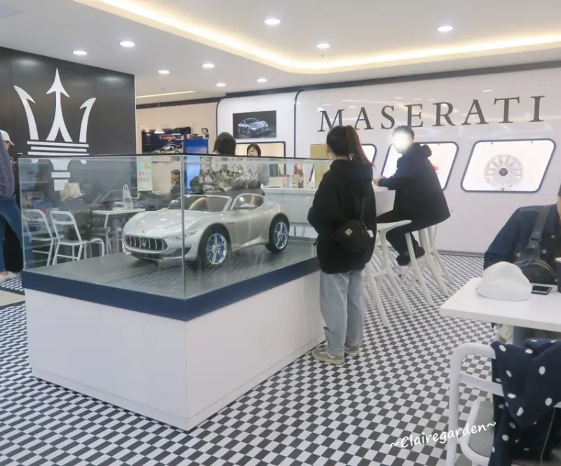 [特色7-11] 7-ELEVEN X「瑪莎拉蒂」聯名店~超氣派。限定版咖啡杯(日內瓦門市)