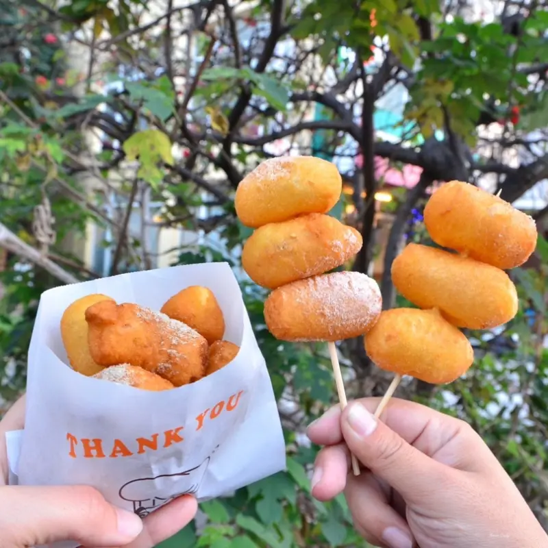 | 高雄美食 |超好吃地瓜球四種口味任你加/下午茶最愛阿力地瓜球