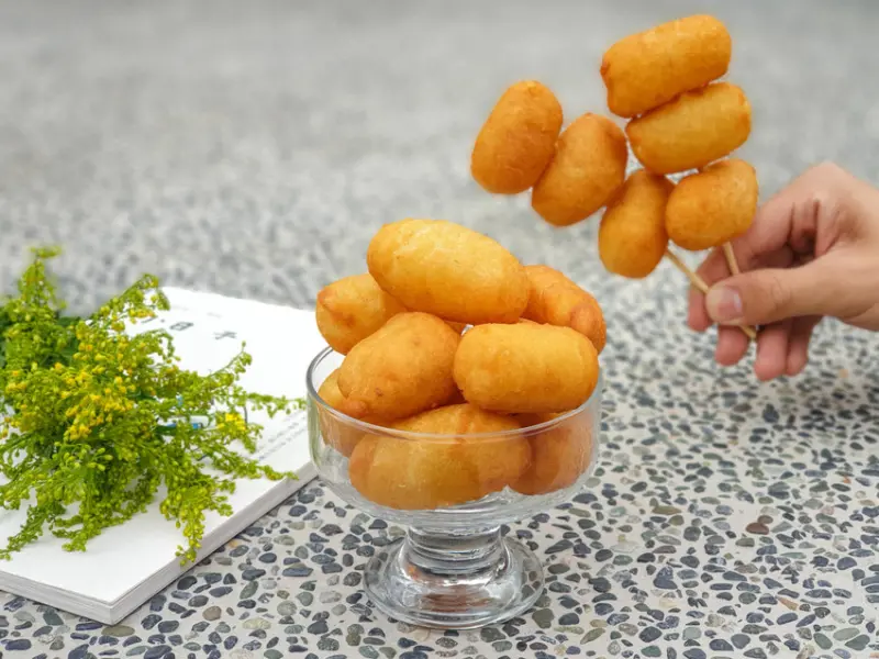 高雄美食||阿力地瓜球-像是乖乖的地瓜球，香甜又有嚼勁 ||鳳山區、銅板美食、高雄地瓜球