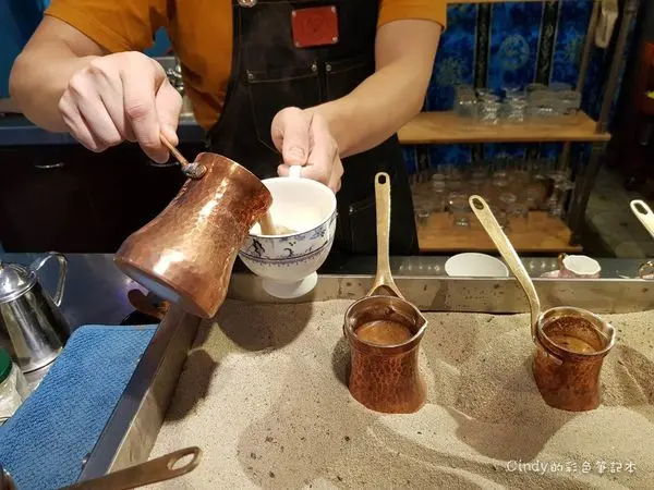 台北大安/永康【Saturn Landing Turkish Coffee 登陸土星土耳其咖啡】神秘異國風~用砂爐煮咖啡!!