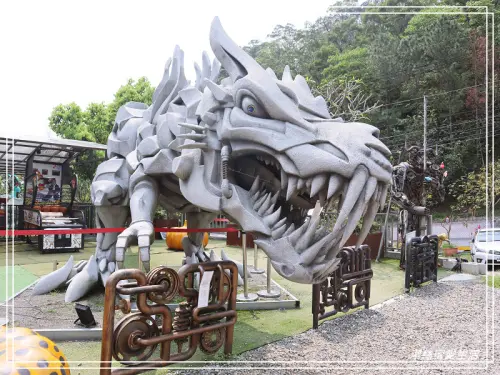 SRC 北埔印象咖啡庭園-新竹/恐龍x機器人~好好拍景觀民宿餐廳 - 潔絲蜜愛生活