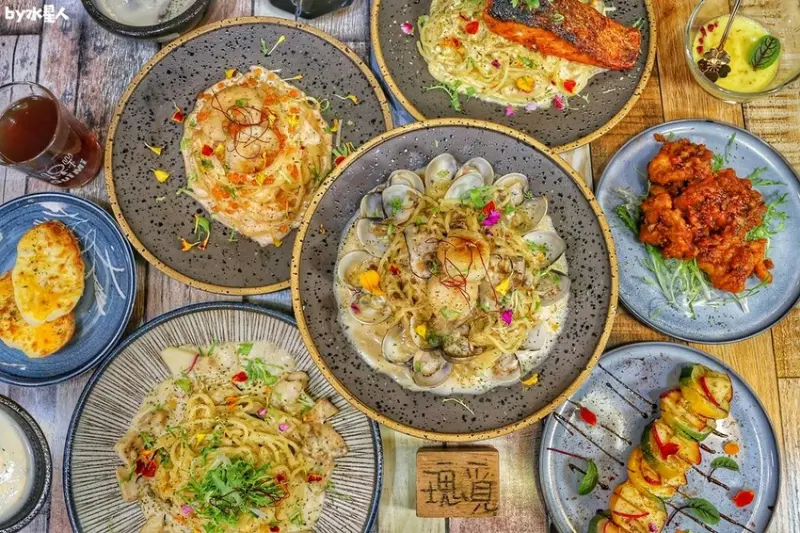 網評大份量高CP值義大利麵！鮭魚菲力、北海道大干貝霸氣給料，免收服務費還有紅茶無限暢飲