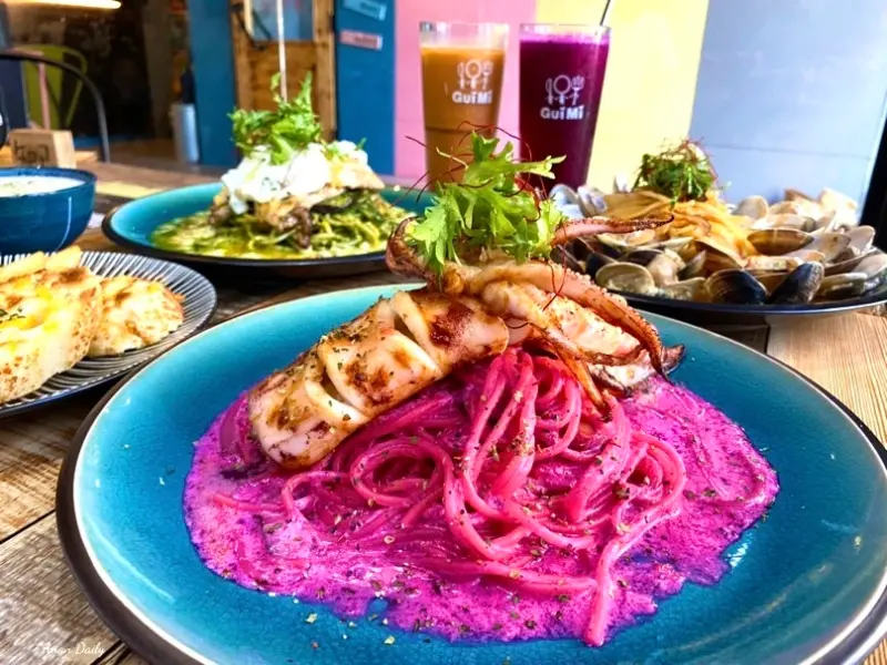 | 台中美食 |真材實料的創意料理份量超多/逢甲商圈美食/快約閨密吃瑰覓Gui Mi