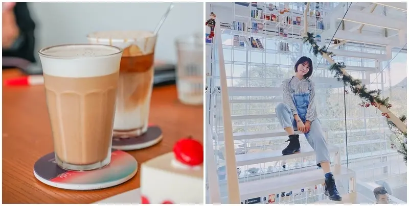 蠻荒咖啡/Desolatecoffee ▏日月潭超夯的玻璃屋咖啡廳 山嵐美景一眼攬進。絕美樓梯間必拍 IG美照就在這。南投日月潭美食 / 南投美食