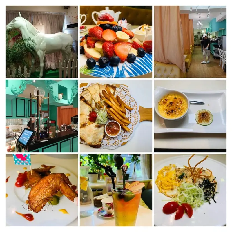 【台北萬華／西門町咖啡】Oyami cafe，夢幻餐廳化身防疫安心餐廳／獨立包廂用餐讓你更安心，豐盛的義式排餐、義大利麵、美味燉飯和甜蜜下午茶！