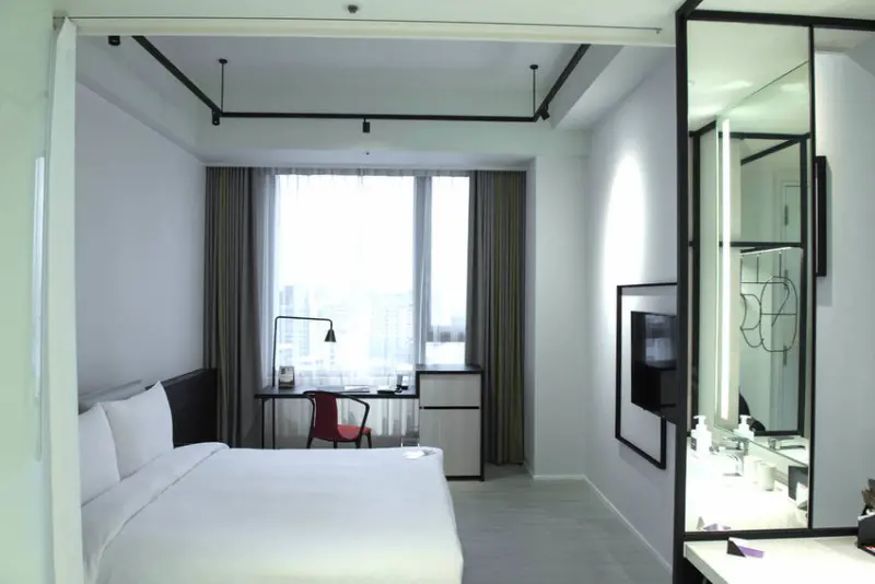 【台中住宿】台中大毅老爺行旅The Place Taichung，質感純白設計房型，星系列房型夜晚星空好享受，近草悟道、台中美術館、勤美誠品