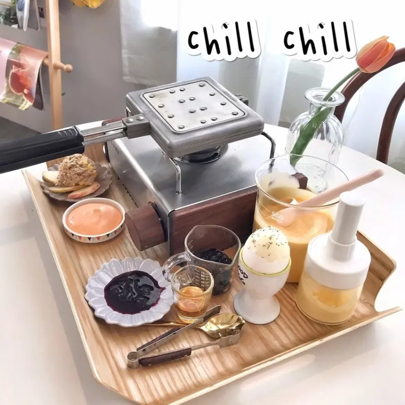 韓系超萝幻早午餐 , DIY手作鬆餅好好玩 ● Chill Chill cafe & food | 台中北區美食