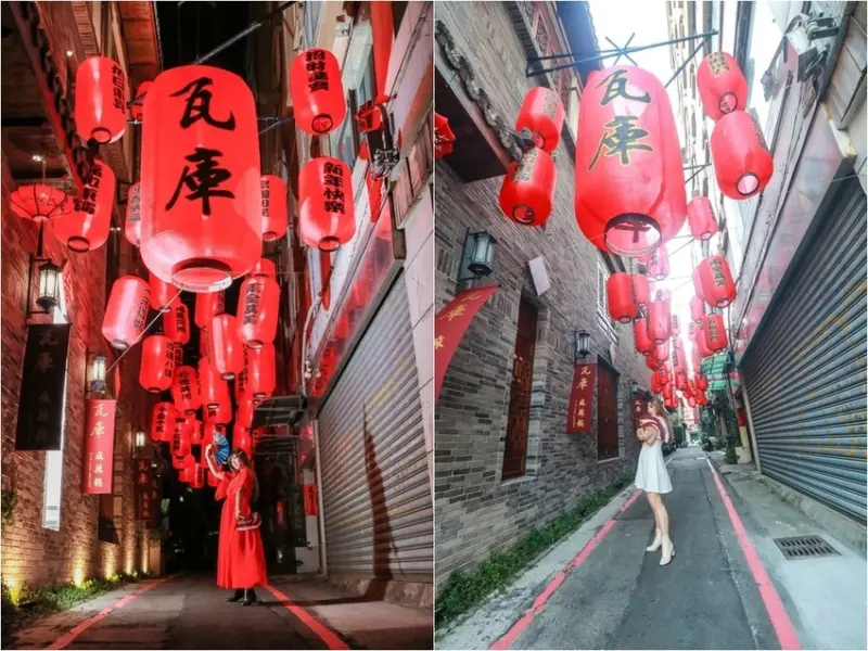 瓦庫麻辣鍋WOW COOL HOTPOT│瓦庫巷》台中火紅的燈籠巷 紅通通的大紅燈籠高掛在巷弄 彷彿穿越來到古代客棧 品嘗四川重慶麻辣火鍋 【台中麻辣鍋】