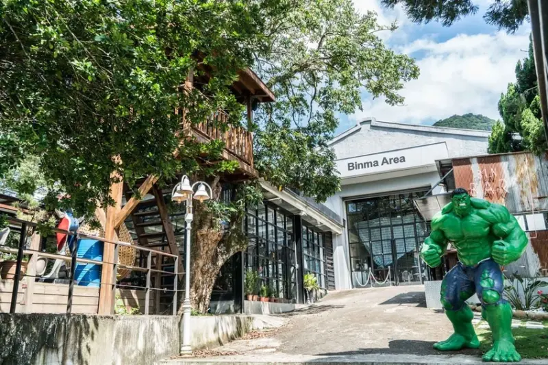 淡水秘境咖啡 Binma Area 134 歐風玻璃屋咖啡館 網美打卡必訪 淡水秘密花園  