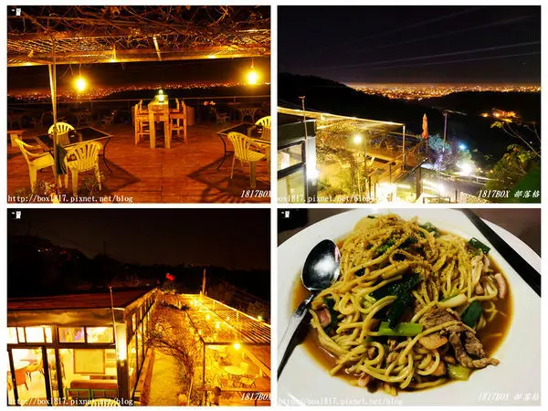 【新竹。湖口】疣豬山寨。湖口鄉夜景。蓋在山上的寮屋野店