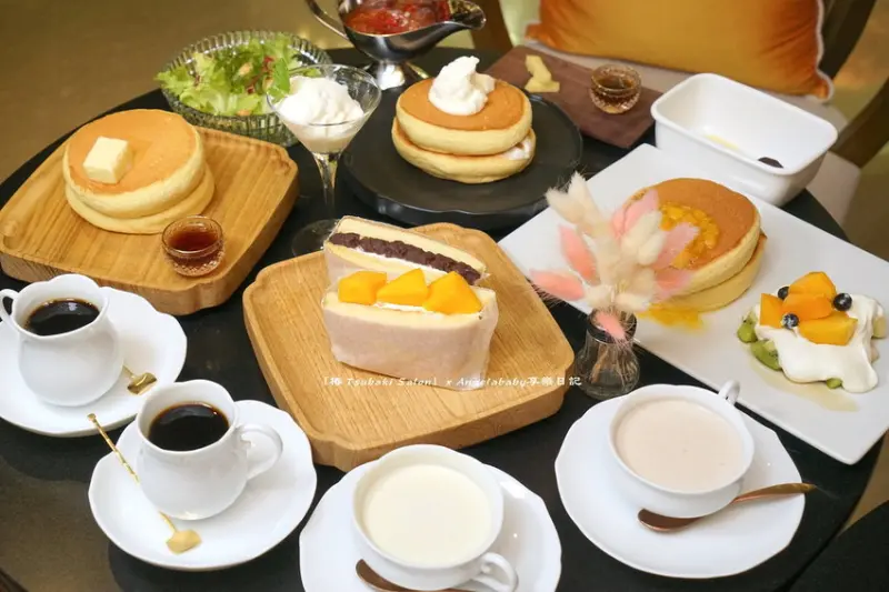 北海道超人氣鬆餅名店快閃台北｜椿Tsubaki Salon「北海道粉雪厚鬆餅」 台北晶華酒店『麗晶甜點大道Regent Sweet Street』椿Tsubaki菜單
