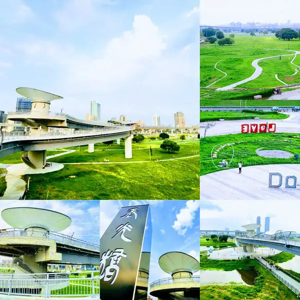 【三重辰光橋】2019新北新景點/超美景觀橋通往幸福旅程/雙層雙曲線牛郎織女相會橋樑/新北運動休憩的好去處