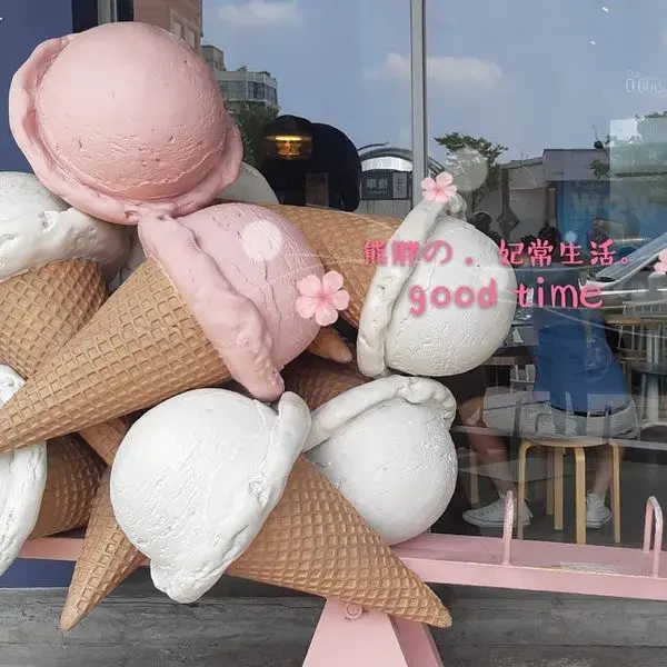 【台中】夢幻粉色少女心的義式冰淇淋