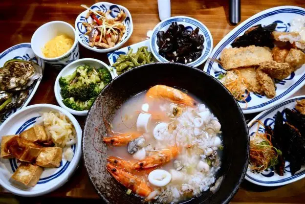 公館商圈美食｜翊進海鮮饌食館 海鮮控最愛痛風粥　一碗粥裡有7種海鮮