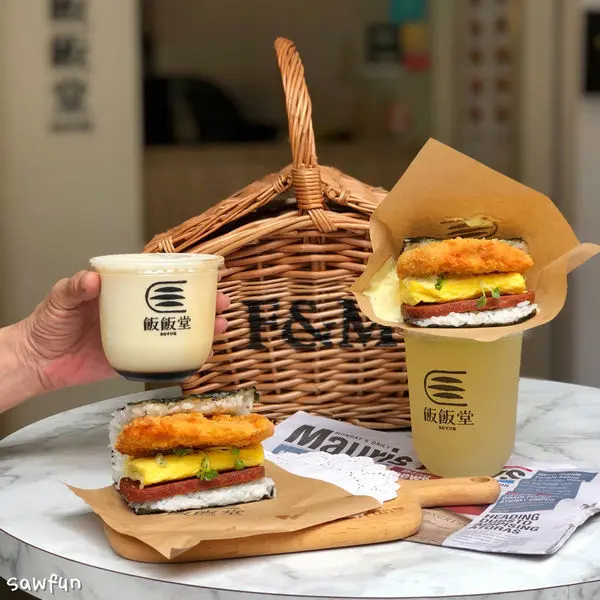 【台北美食】飯飯堂 不用飛沖繩就能吃到沖繩飯糰 日系清新木質感裝潢 午餐肉和嫩蛋的午餐新選擇 南京復興站美食 文末抽獎