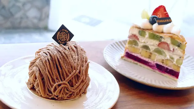 吃完以後，我想傻笑。果然千層、蒙布朗《松薇食品有限公司PINE&ROSE》
